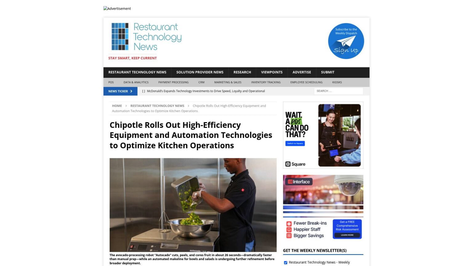 Chipotle Rolls Out High-Efficiency Equipment and Automation ...